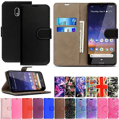 Leather Flip Case For Nokia Microsoft Lumia 950 XL 650 640 550 540 Phone Cover • £2.99