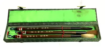 £10 • Buy 3 Chinese Calligraphy Bamboo Brush Pen Writing Painting Tool Goat Hair In Box
