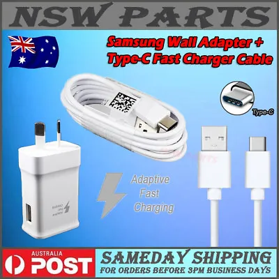 $9.95 • Buy FAST Wall Charger Adapter Type C Cable For Galaxy S21 S10e S8 S9 S22 Note Ultra