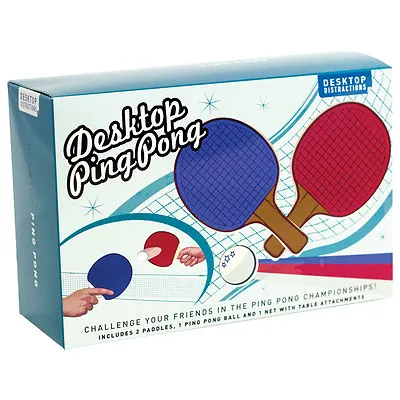 £6.95 • Buy Office Desktop Table Tennis Tabletop Ping Pong Office Gadget Fun Novelty Gift