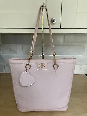 £10.99 • Buy River Island Girls Ri Monogram Baby Pink Shopper Shoulder Tote Bag