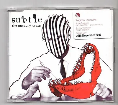 $3.68 • Buy (IZ105) Subtle, The Mercury Craze - 2006 DJ CD