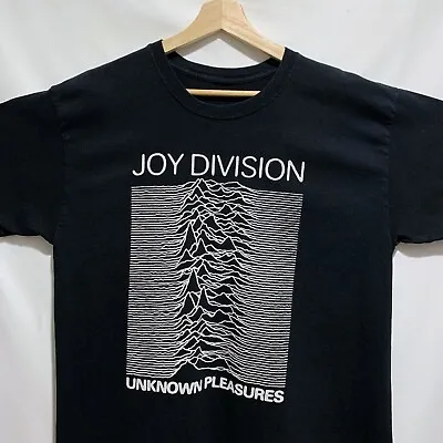 Vintage Joy Division Unknown Pleasures Rock Band Tee Rare T Shirt Large Black • $34.99