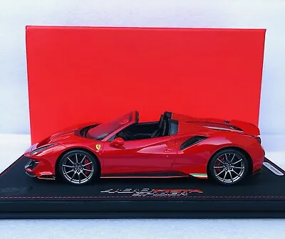 1/18 BBR Ferrari 488 Pista Rosso Corsa 322/Black Stripe Limited 36 Pcs With Case • $695