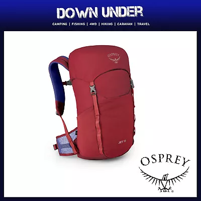 Osprey Jet 18L Kids Day Hiking Pack - Cosmic Red • $109.95