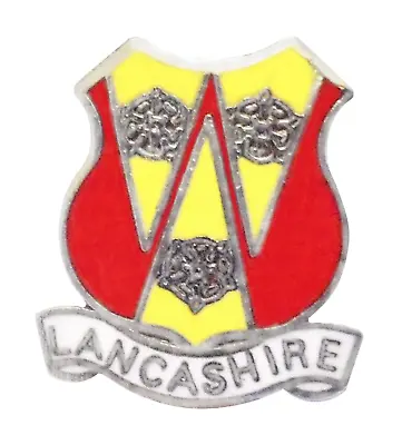 £6.25 • Buy Lancashire County Council 3 Roses Crest Pin Badge