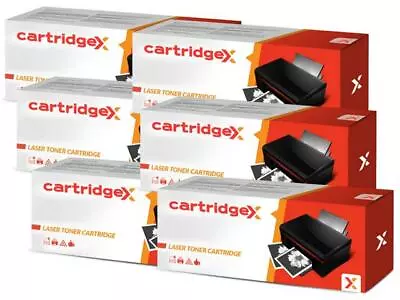 6 X Compatible Black Toner Cartridges For Samsung ML1660 ML1665 ML1670 ML1860 • £87.99