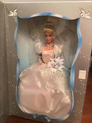 $15 • Buy Vintage 1995 Walt Disney Wedding Cinderella Barbie Mattel 14232 BOX IS UNOPENED