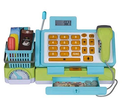 £51.99 • Buy Playkidiz Toy Cash Register - Toy Till For Kids - Includes Play Money, Scanner &