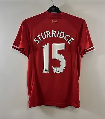 Liverpool Sturridge 15 Home Football Shirt 2013/14 Adults Small Warrior A368 • £39.99