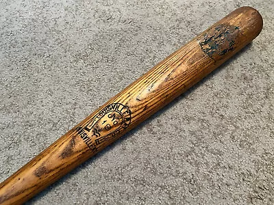 Antique Vtg 1920s Louisville Bat Co. No.19 Decal Baseball Bat 34” Louisville KY • $225