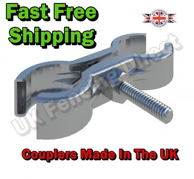 Site Fencing Coupler Security Fence Clip Will Fit Heras Fencing • £26.95