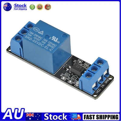 $7.02 • Buy AU 5V 1 Channel Relay Module Board Low Level Trigger W/Optocoupler Isolation