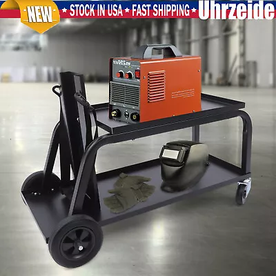 Pro Welding Cart Heavy Duty Steel Garage Shop Mobile Welder Stand Storage 50kg • $66.50