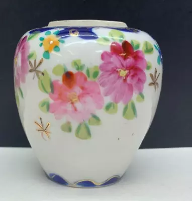 Vintage Hand-Painted Porcelain Floral Pattern Bud Vase • $9.97