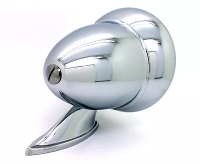 NEW Talbot Classic Style Chrome Bullet Fender Or Door Mount Side Mirror Vintage • $78.77