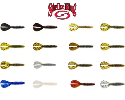 Strike King Rage Twin Tail Menace Grub - Select Color(s) • $5.59