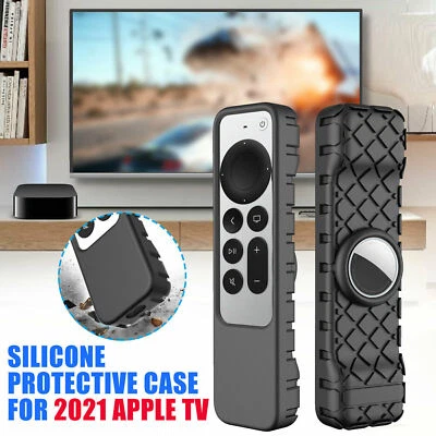 $8.75 • Buy Shockproof Silicone Cover Case Shell For Apple 4K TV Siri Remote AirTag Non-slip
