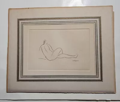 Amadeo Modigliani Reverse Etching • $399