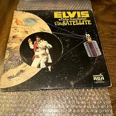 Elvis Presley Aloha From Hawaii Via Satellite Vinyl Record LP Album (RCA 1972) • $7