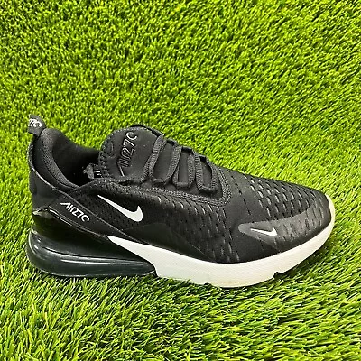 Nike Air Max 270 Womens Size 7 Black Athletic Running Shoes Sneakers 943345-001 • $59.99