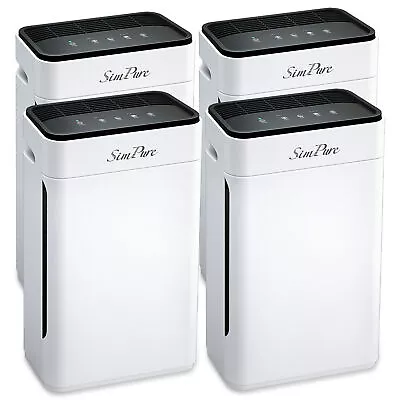 4 Pack Air Purifier For Home Large Room Up To 800ft² W/ H13 True HEPA Air Filter • $269.99