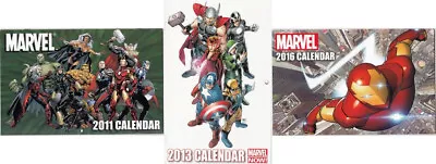 Marvel Calendar Lot 2011 NM- 2013 VF And 2016 NM New Unused • $4.98