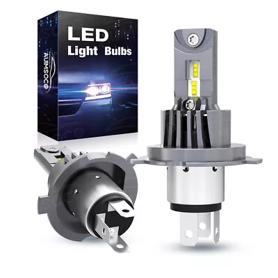 H4 9003 HS1 HB2 LED Headlight Hi/Lo Beam Motorcycle Bulb 200W 20000LM Waterproof • $49.49