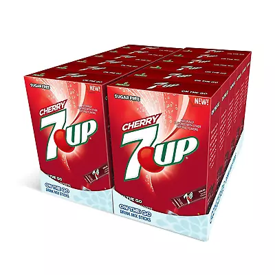 7-UP Powder Drink Mix – Sugar Free & Delicious Cherry 6 Count (Pack Of 12) • £27.41