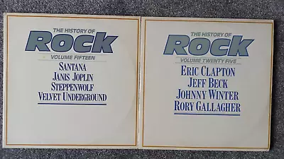 2x History Of Rock LPs Velvet Underground Janis Joplin Etc Vinyl Records 15 / 25 • £7.99