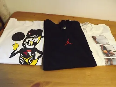 NIKE JORDAN JUMPMAN TEE SHIRTS 2left To Choose From ALL ARE 2XL Must See !!! • $22.99