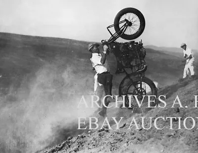 Indian 61ci Altoona Hillclimber 1930 Mal Ord At Capistrano CA Hillclimb Photo • $9.95