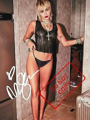 Miley Cyrus Autographed 8.5 X 11 Photo Signed REPRINT • $13.97