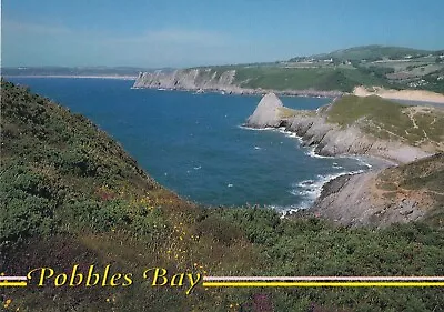 ⛱️  POBBLES BAY  GOWER PENINSULA GLAMORGAN.  Mint. (#4200) • £0.99