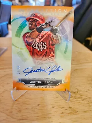 2019 Topps Inception Legendary Debut Orange 8/10 Justin Upton #LDA-JU Auto • $24.99