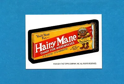 Hairy Mane WACKY HALLOWEEN Packages Trading Card 2011 Artists Bio JAY LYNCH • $24.95