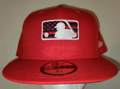 RARE 2021 New Era 5950 MLB 4th Of July Umpire On Field Fitted Hat Size 7 5/8 • $79.95