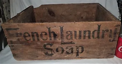 Antique Soapine French Laundry Soap Providence R.i. U.s.a. Kendall Co. Primitive • $395