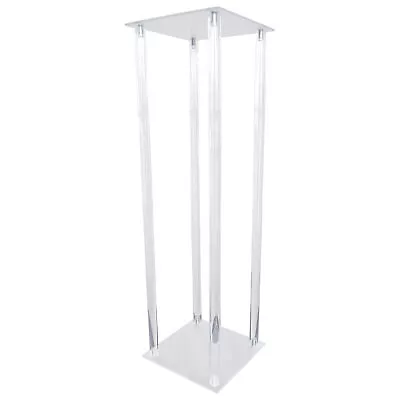 Acrylic Pillar Centerpiece Stand Clear 33-Inch • $74.95