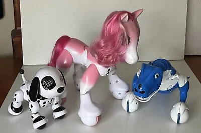 Zoomer Interactive Pony Dalmatian Dog & Dinosaur  Robots • $49.99