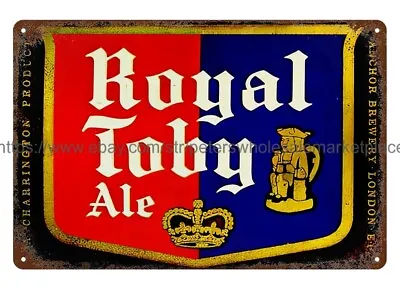 Royal Toby Ale Bar Table Diner Metal Tin Sign Household Decorative Items • $18.98