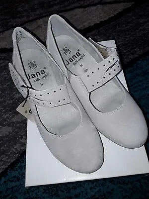 £22.55 • Buy JANA Ladies Light Grey JENNA Flex Sole Shoe UK 5.5 EU 38.5 BNIB