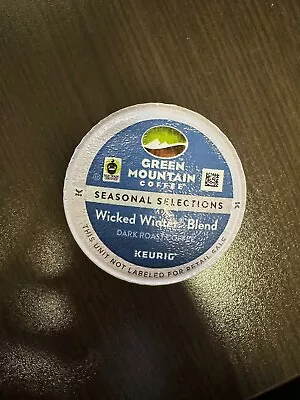 96/pack Green Mountain Wicked Winter Blend Dark Roast K Cups Bulk Packaging • $33.99