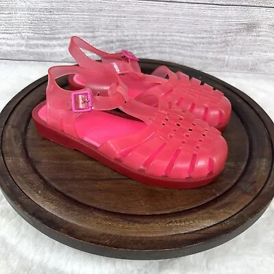 Mel By Melissa Pink Jelly Sandals Girls Shoes Size 2 • $16.99