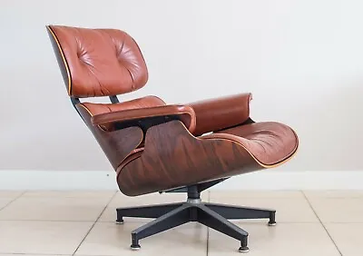 Original Vintage Rosewood Eames Lounge Chair By Herman Miller 670 Circa 1970s • £5600