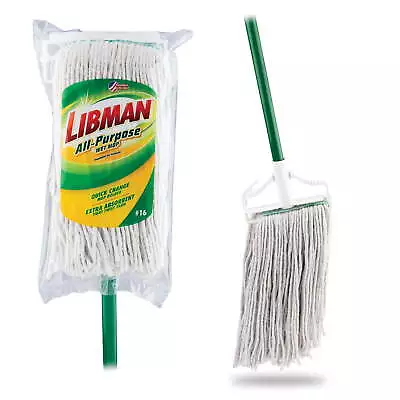 All-Purpose Wet Mop (#16 Head) Cotton Blend • $15.78