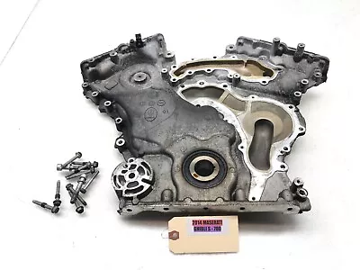 2014-2017 Maserati Ghibli S Q4 3.0l V6 Engine Motor Timing Chain Cover Plate Oem • $110.39