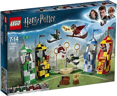 Lego Harry Potter 75956 QUIDDITCH MATCH Lucian Bole Flint Oliver Wood NEW SEALED • $142.49