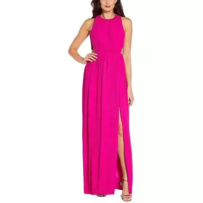Aidan By Aidan Mattox Womens    Pink Pleated Evening Dress Gown 10 BHFO 2106 • $16.99