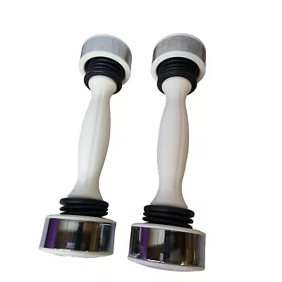 Set Of 2 Shake Weights 2.5 Lbs Each One Is Digital White Silver Black • $34.97